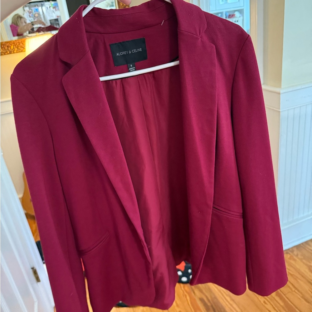 Women's Red (win/maroon) Blazer